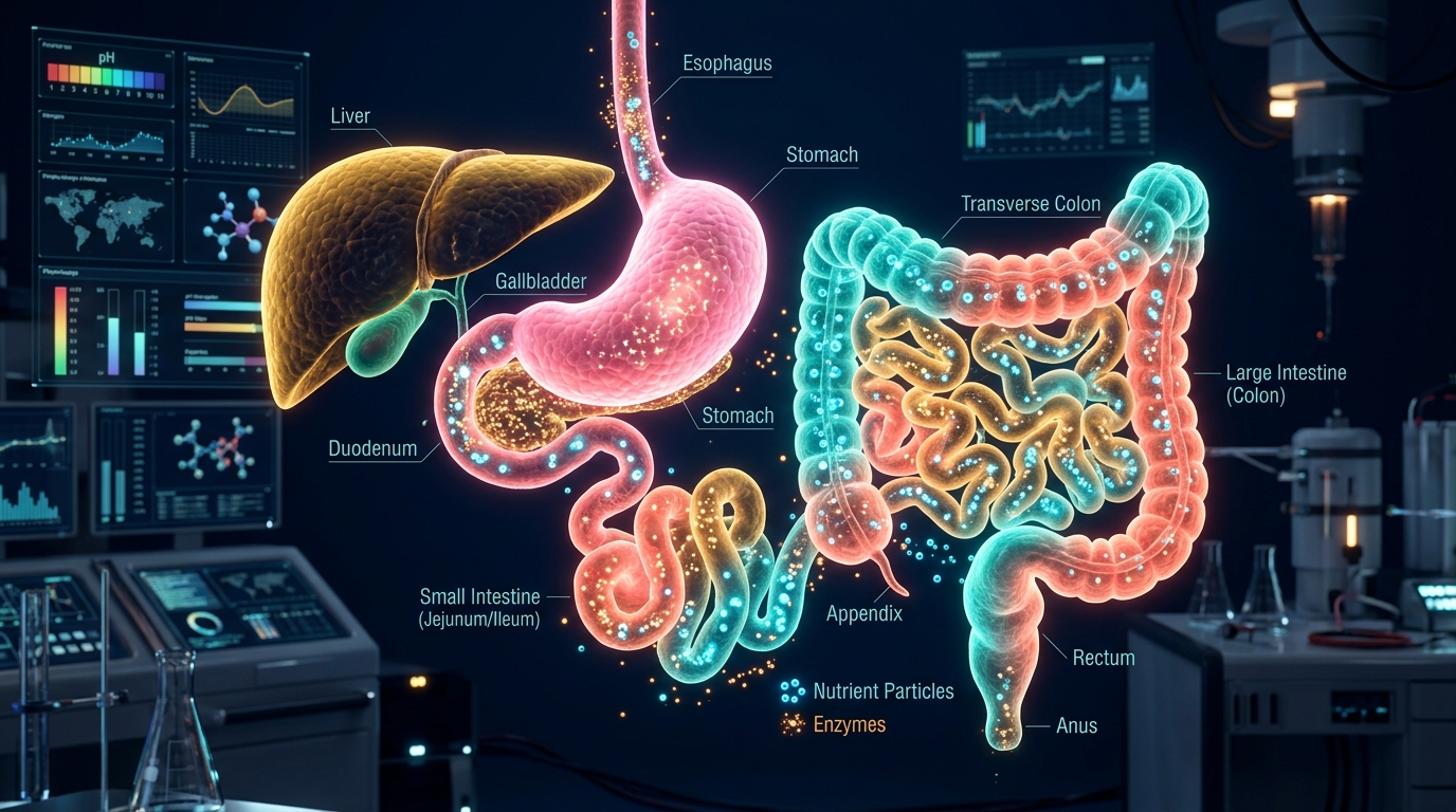 Inside the Human Digestive System