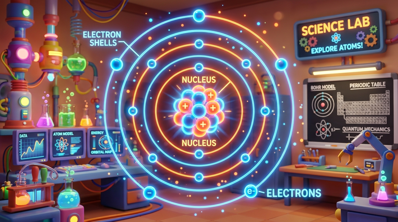 3D Periodic Table & Bohr Atoms